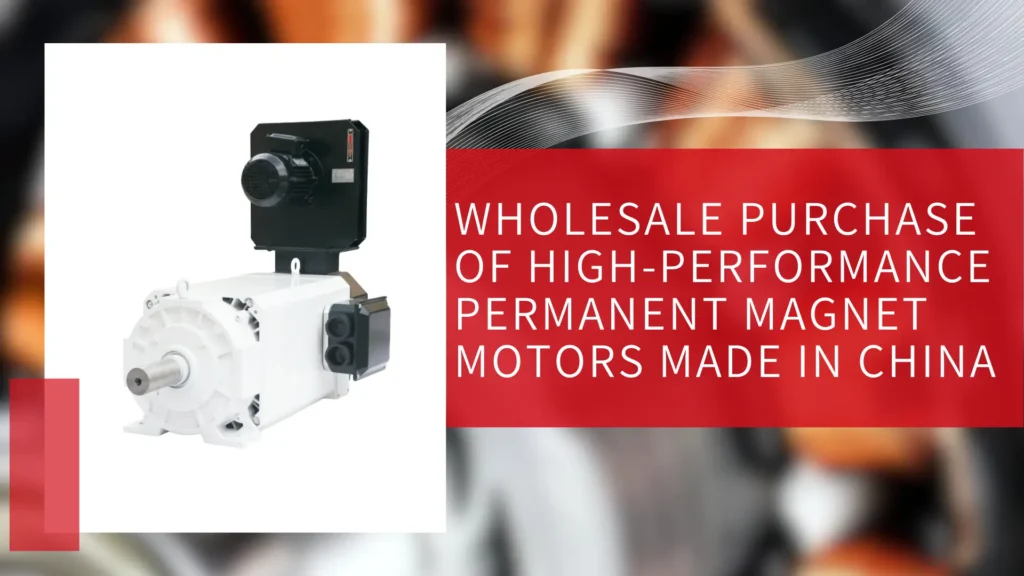 Wholesale Purchase of High-Performance Permanent Magnet Motors Made in China