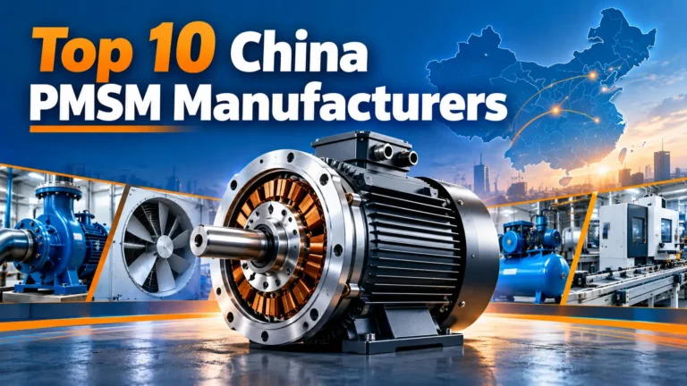 Featured cover image for Top 10 Permanent Magnet Synchronous Motor Manufacturers in China