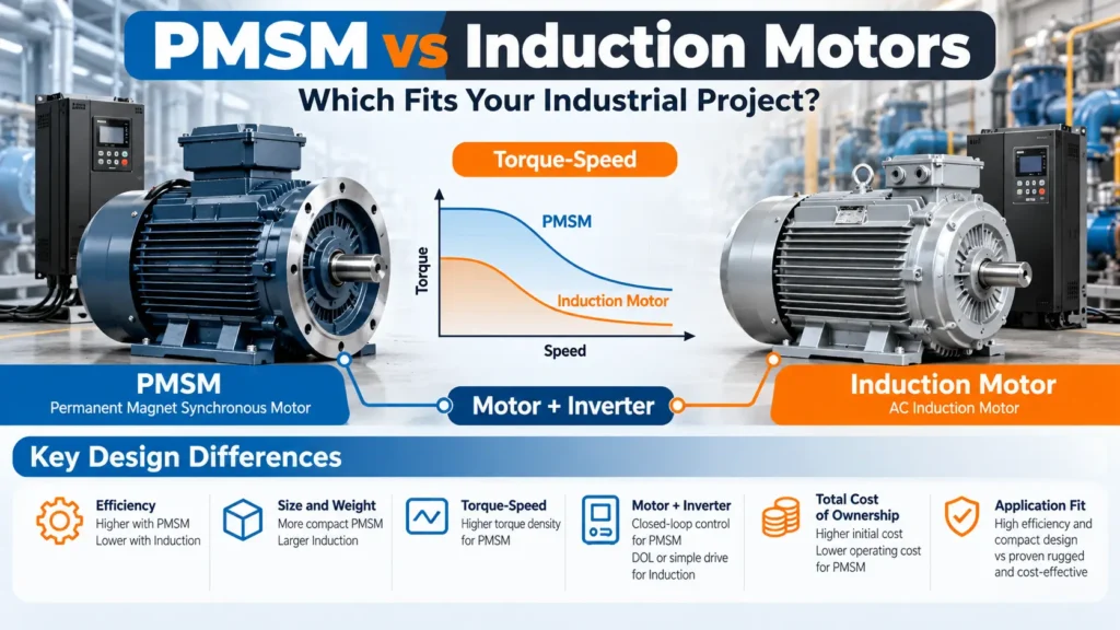 PMSM vs Induction Motors: Which Fits Your Industrial Project?