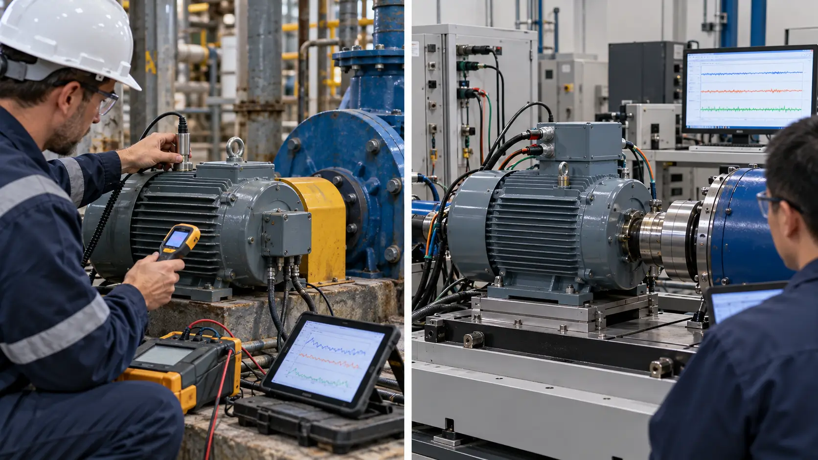 Routine Condition Monitoring vs. Factory Performance Testing